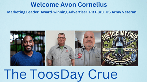 🎖️ 22 Years of Leadership, Innovation & Influence | Dr. Avon Cornelius on The ToosDay Crue