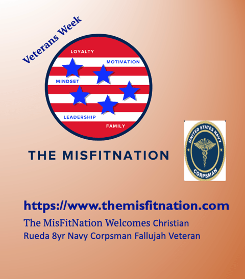 The MisFitNation Welcomes U.S. Navy Veteran and Purple Heart recipient Cris Rueda