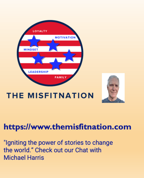 "Igniting the power of stories to change the world.” Check out our Chat with Michael Harris