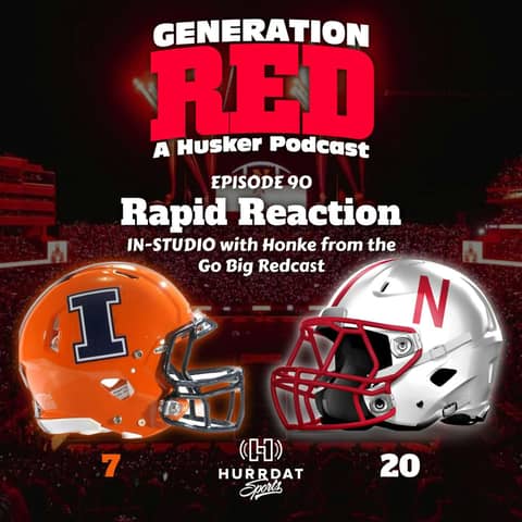 RAPID REACTION: Nebraska Wins Ugly at Illinois - with Honke from the Go Big Redcast RAPID REACTION: Nebraska Wins Ugly at Illinois - with Honke from the Go Big Redcast