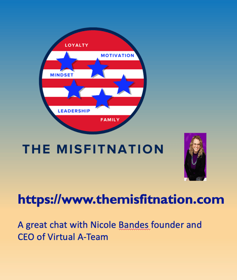 A great chat with Nicole Bandes founder and CEO of Virtual A-Team