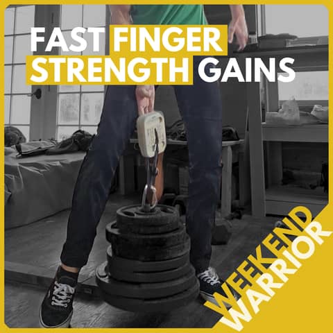 Weekend Warrior: A Protocol that Added More than 40lbs of Strength PER HAND in About a Year