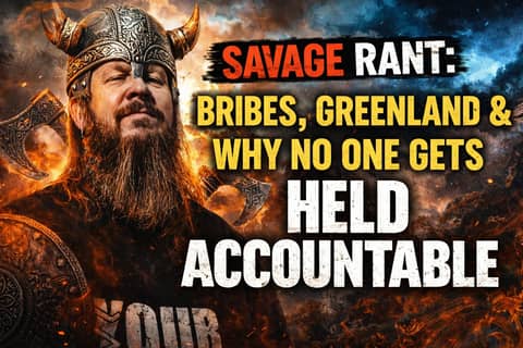 Savage Rant: Bribes, Greenland & Why No One Gets Held Accountable