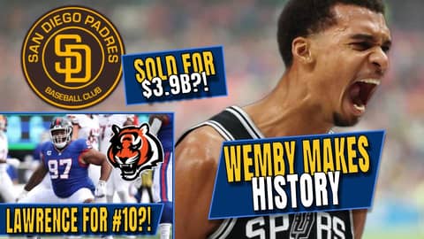 10 Years of Craft Brewed Sports 🍻 | Padres $3.9B Sale | Bengals Trade?! | Wemby Wins DPOY