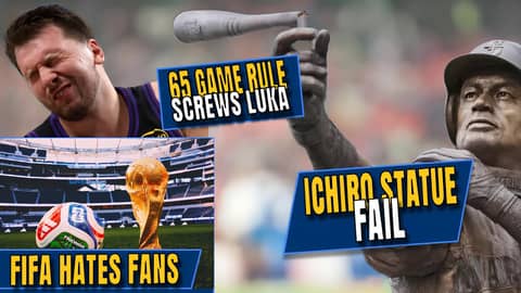 Ichiro Statue Fail | NBA's 65 Game Rule Screws Luka | FIFA Hates Fans