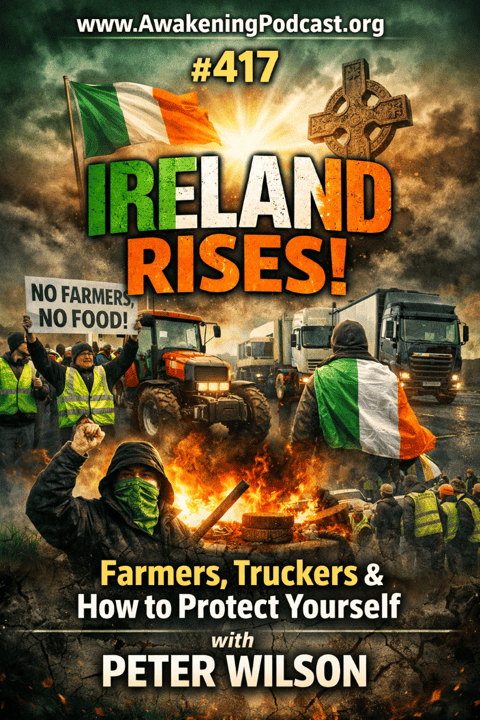 #417 Ireland Rises: Farmers, Truckers & How to Protect Yourself with Peter Wilson