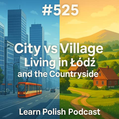 #525 City vs Village: Living in Łódź and the Countryside - Learn Polish Podcast