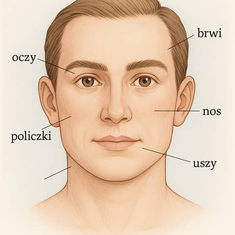 Exploring the Parts of the Face in Polish