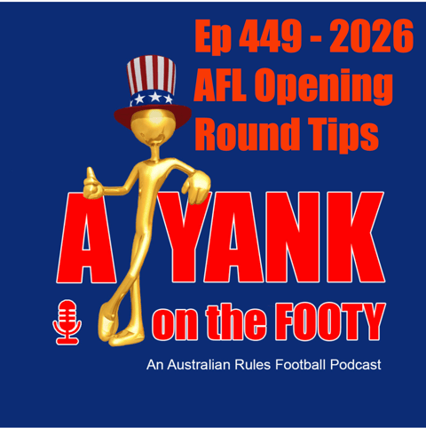 449 - AFL 2026 Opening Round Tips