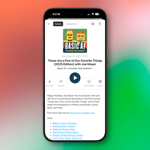 These Are a Few of Our Favorite Things (2025 Edition) with Joe Moyer