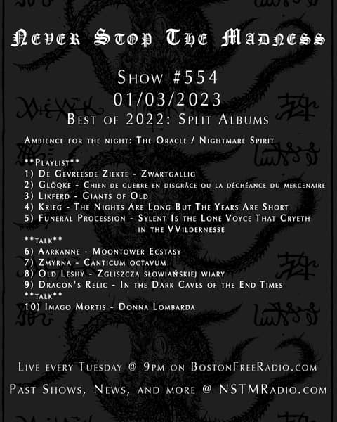 #554 - 01-03-23 - Best of 2022: Split Albums