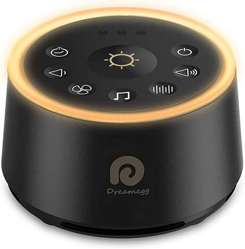 White Noise Machine - Dreamegg Sound Machine for Baby Kid Adult, Noise Machine for Sleeping with 24 Calming Sound, Ambient Night