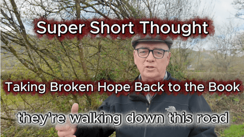 Super Short Thought Easter 2026  - Emmaus 3. Taking Broken Hope  Back to the Book
