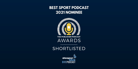 DeeperBlue Podcast Shortlisted for Best Sport Podcast 2021