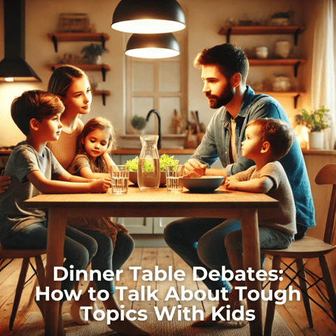 Dinner Table Debates: How to Talk About Tough Topics With Kids