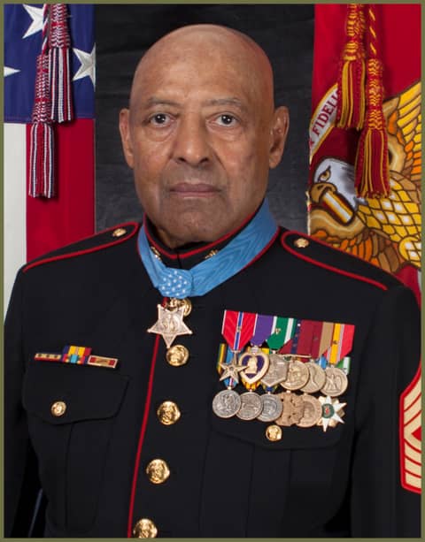 US Marine Corps SgtMaj John Canley: Medal of Honor Recipient Vietnam War