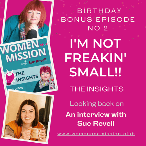 BONUS EPISODE: Looking back on "I'm Not Freakin' Small!" with Sue Revell