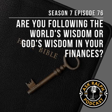 Is God's Wisdom Key to Financial Freedom?