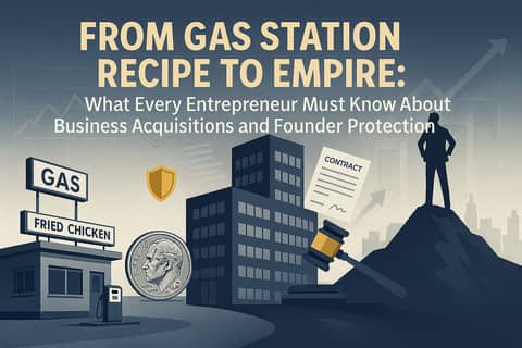 From Gas Station Recipe to Empire: What Every Entrepreneur Must Know About Business Acquisitions and Founder Protection