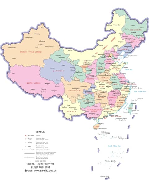 Map of China