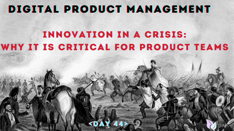 ✨Innovation during a crisis is an important topic. For most product teams - innovation is often a matter of life or death. ✨