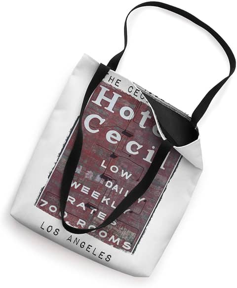 Cecil Hotel Sign Tote Bag