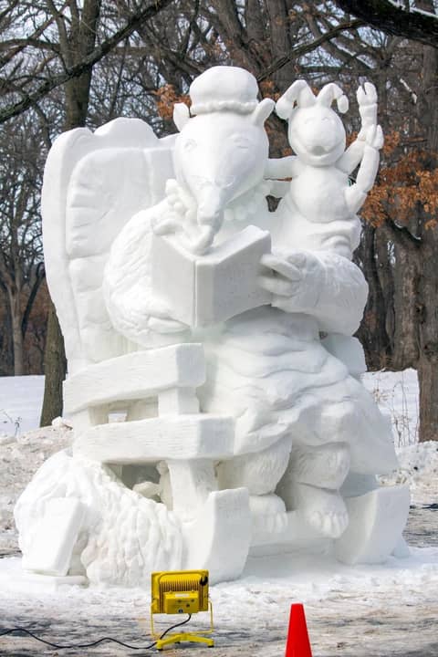 S1 E14 Yellow Snow is Not Allowed at Illinois Snow Sculpting Competition