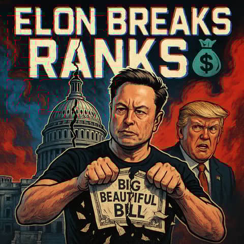 💣 Elon Musk Breaks with Trump on Big Beautiful Bill 💣
