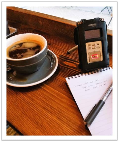 Rainy town (as darkness falls)