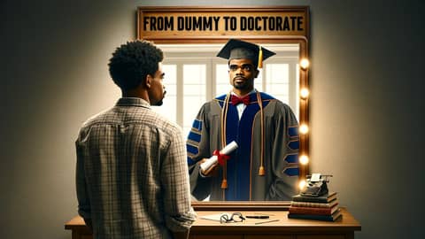 From “Dummy” to Doctorate: How One Man Defied the Odds