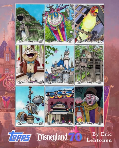 Sketch Artist Eric Lehtonen from Disneyland 70th Anniversary!