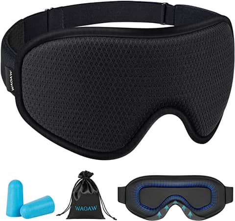 Sleep Mask for Women Men , Eye Mask Sleeping of 3D Light Blocking Blindfold