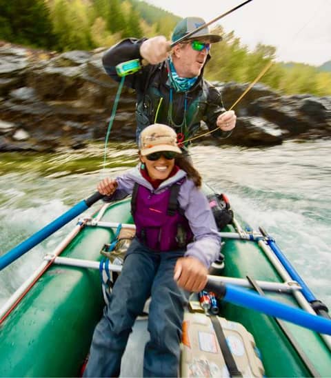 High Adrenaline Fly Fishing on the Flathead River with Hilary Hutcheson