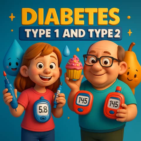 Diabetes Type 1 & 2