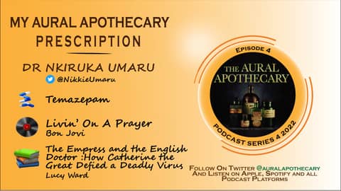 4.4 - Dr Nkiruka Umaru. Tea, cake and medicines.