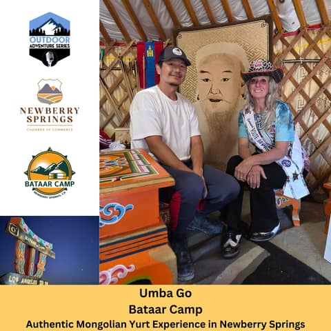 Bataar Camp: Authentic Mongolian Yurt Experience in Newberry Springs