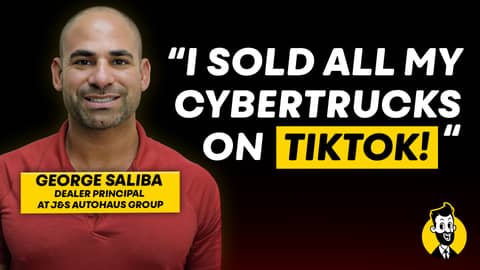 #96 The TikTok Dealer: Livestreaming Car Negotiations to 1,000s, How dealers can kill on social media, Is the Cybertruck a flop? | George Saliba, Dealer Principal at J&S Mitsubishi