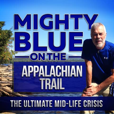 Mighty Blue On The Appalachian Trail: The Ultimate Mid-Life Crisis Logo