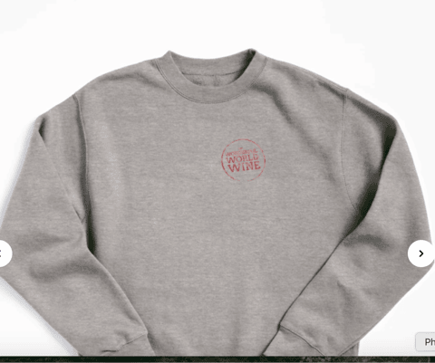 Wonderful World of Wine Pullover Sweatshirt