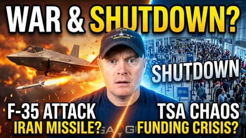 F-35 Missile Strike, TSA Shutdown Chaos & The $27K Tarmac Rule