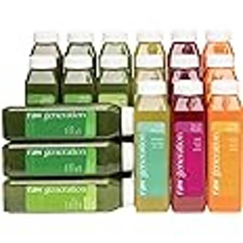 Raw Generation 3-Day Skinny Cleanse - Best Detox Juice Cleanse for Weight Management/Healthiest Way to Cleanse Your System/Jumps