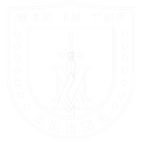 Men in the Arena Podcast - Christian Men's Podcast Logo