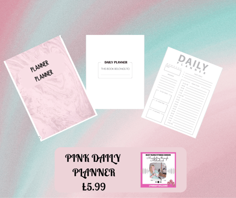 Daily pink planner