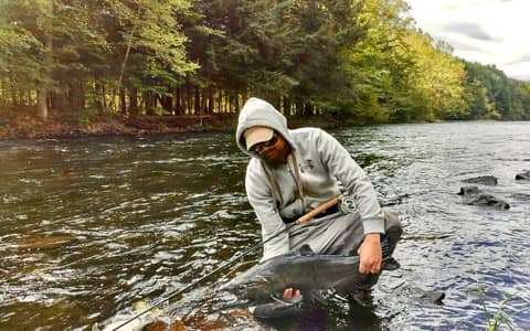 Fly Fishing the Salmon River with Les Resseguie, NY State Department of Environmental Conservation