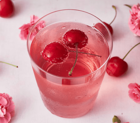 The Cherry Bomb: a Mocktail for Dry January