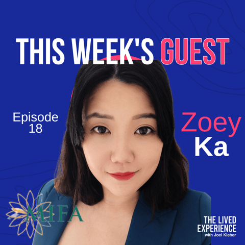 Cultural stigma boundaries, lived experience network, PTSD, parenting plus more! Interview with Zoe Ka from Mental Illness Fellowship of Australia