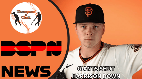 The Giants shut down Kyle Harrison more than likely for the rest of the season