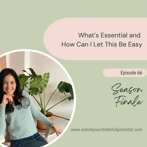 What’s Essential and How Can I Let This Be Easy: Season Finale [66]