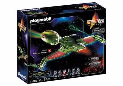 Playmobil decloaks a replica of the Klingon Bird of Prey from Star Trek