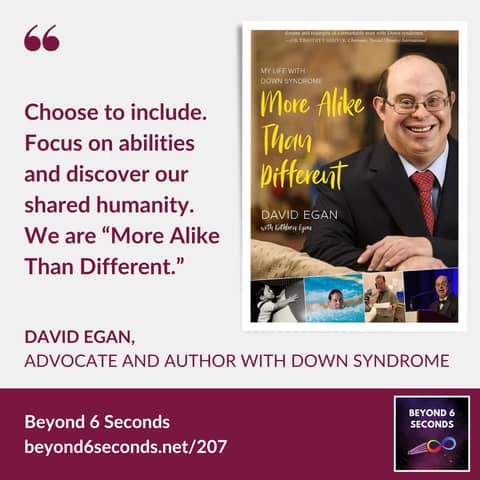 Down syndrome, leadership & advocacy – with David Egan